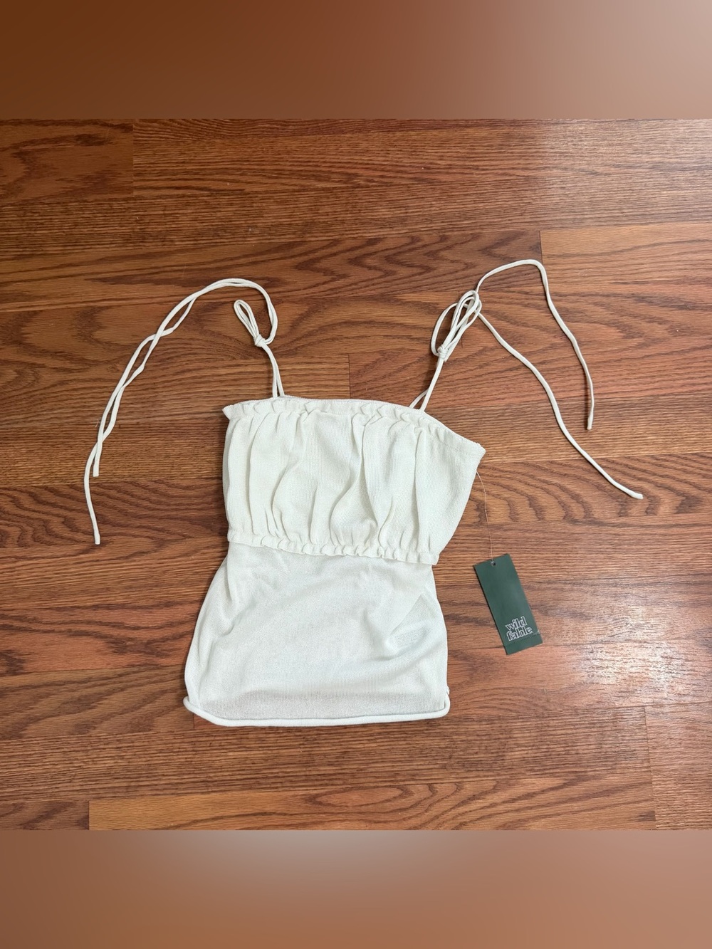 Wild Fable ruched tie-strap camisole top